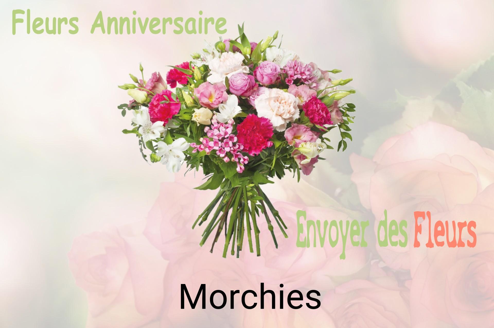 Bouquet de fleurs d’anniversaire livré à Morchies